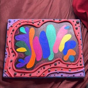 Abstract Multicolor Canvas Art